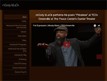 Tablet Screenshot of iammoodyblack.com